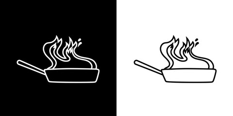 Kitchen icons. Cooking icon. Cook. Food icon. Cooking utensil icon. Kitchen tool icon. Black icon. Silhouette icon.
