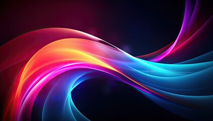 A colorful, wavy line with a purple and blue background. The line is very long and has a lot of detail