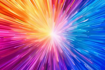 Obraz premium Abstract colorful radial motion blurred background.