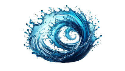 Fototapeta premium Water splash isolated on white background 