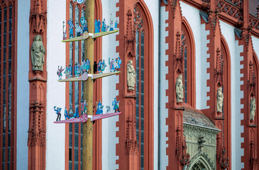 Außenansicht der Marienkapelle im fränkischen Würzburg, Bayern, Deutschland, Europa. 