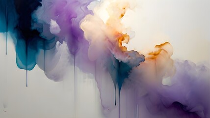 water color paint on a white background