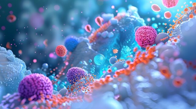 Molecular Animation Illustrating Insulin Secretion from Pancreatic Beta Cells due to Elevated
