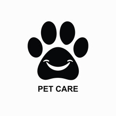 pet  logo on white background