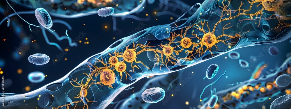Poster insulins impact on mitochondrial function visualized in a comprehensive d diagram