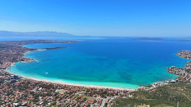 Ilica beach. Ilica is a neighbourhood in the municipality and district of &Ccedil;eşme, İzmir Province, Turkey.