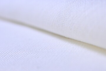 white hemp viscose natural fabric cloth, sackcloth rough texture of textile fashion abstract...