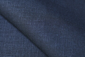 black hemp viscose natural fabric cloth color, sackcloth rough texture of textile fashion abstract...