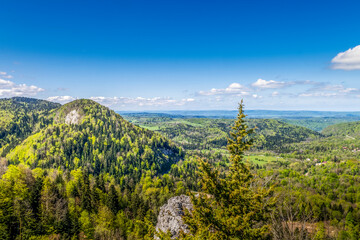 Pic de l'aigle te les 4 lacs (Jura)