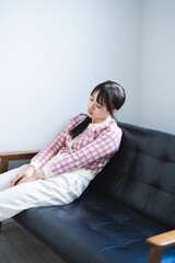 Obraz premium 若い女性