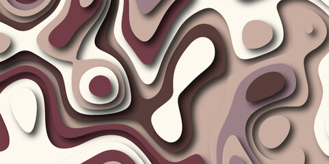 Abstract colorful paper cut background design. abstract vector seamless pattern with shadows Trendy multicolor contemporary design for prints, flyers, banners, brochures, invitations, covers etc...
