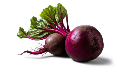 Photo of beetroot on transparent background