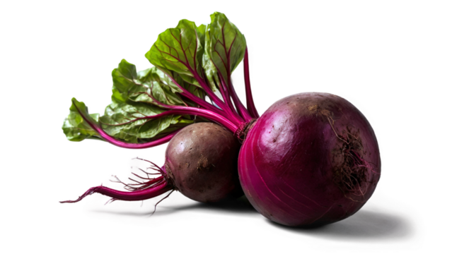 Photo of beetroot on transparent background
