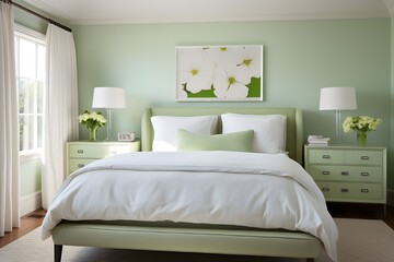 Beautiful Modern bedroom Generative AI
