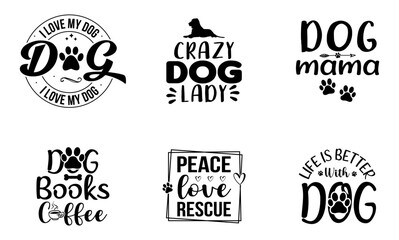 Obraz premium DOG SVG BUNDLE
