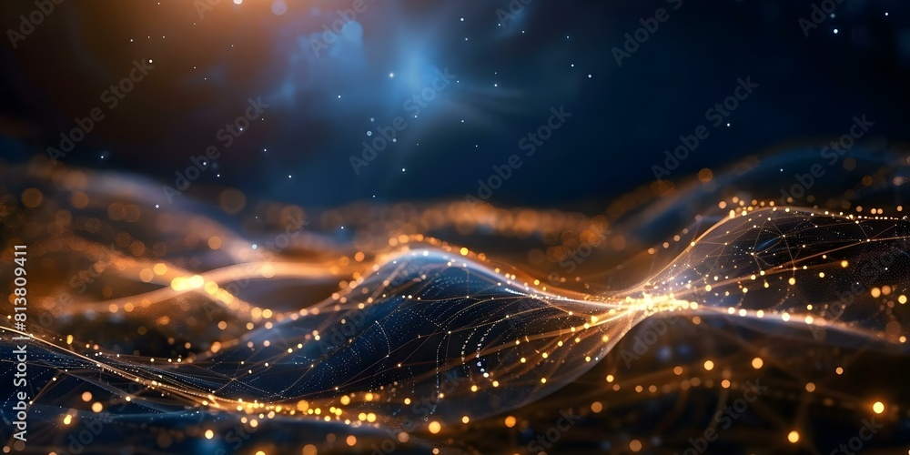 Poster advancements in cloud computing, global networking, cybersecurity, big data, and digital innovation.
