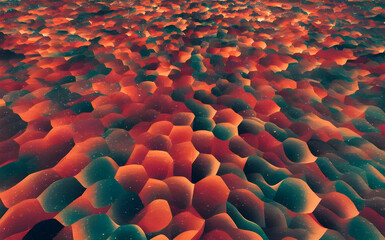 Fototapeta premium Energetic Symphony, A Kaleidoscope of Vibrant Colours