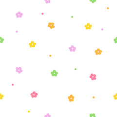 Spring Seamless floral pattern background