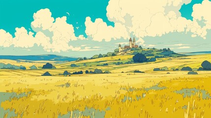 Incredible landscape cartoon designs for captivating animation sequences