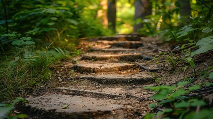 Investment Strategies for Beginners Trail, footsteps lead the way to wise investing