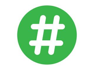Hashtag icon