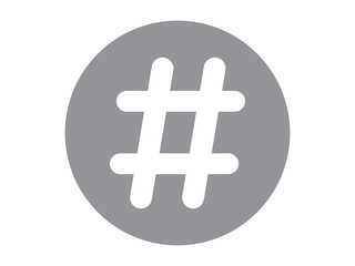 Hashtag icon
