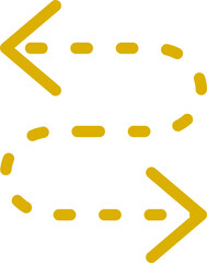 curve arrows icon 