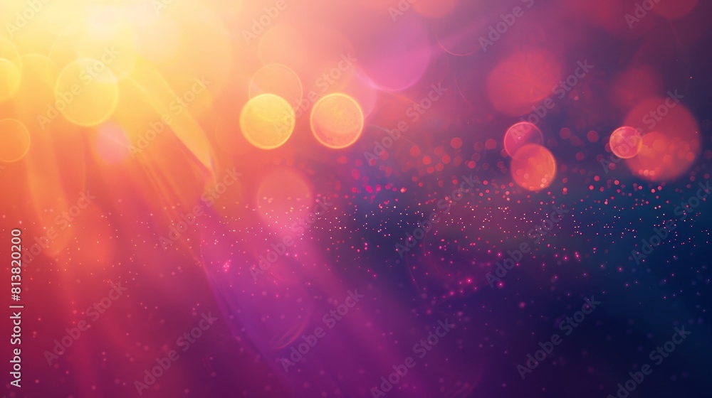 Poster A vibrant gradient background with a subtle lens flare overlay, creating a dreamy and ethereal atmosphere.