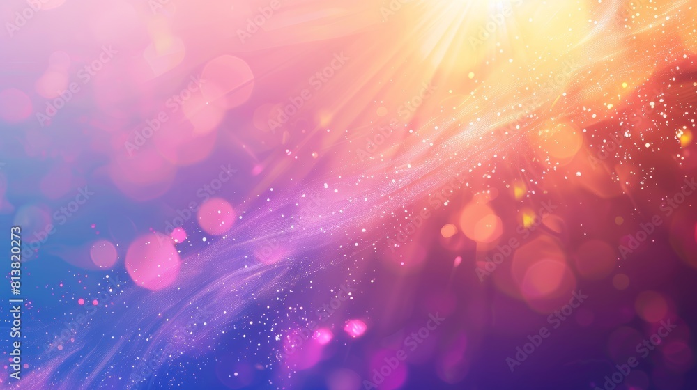 Poster A vibrant gradient background with a subtle lens flare overlay, creating a dreamy and ethereal atmosphere.