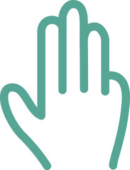 Fototapeta premium hand signs icon 