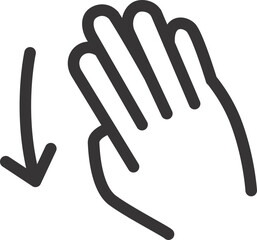 hand signs icon 