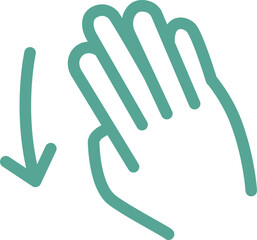 hand signs icon 