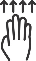hand signs icon 