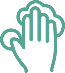 hand signs icon 