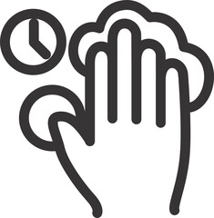 Obraz premium hand signs icon 