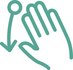 Obraz premium hand activities icon 
