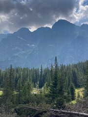 landscape with clouds