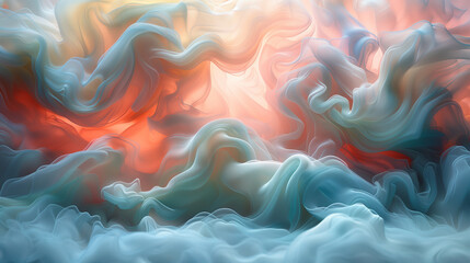 Obraz premium transparent voile fabric, soft lighting, smooth lines, high resolution, high resolution 3D business cards idea with high detail in yellow and light pink color