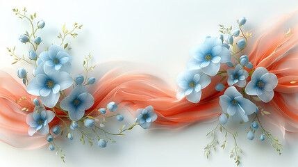 Wedding floral set.Vintage floral pattern. Soft design. Watercolor texture. Design element.