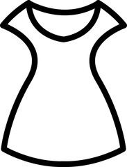 ladies dress icon 