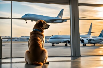 Dog at the Airport 
