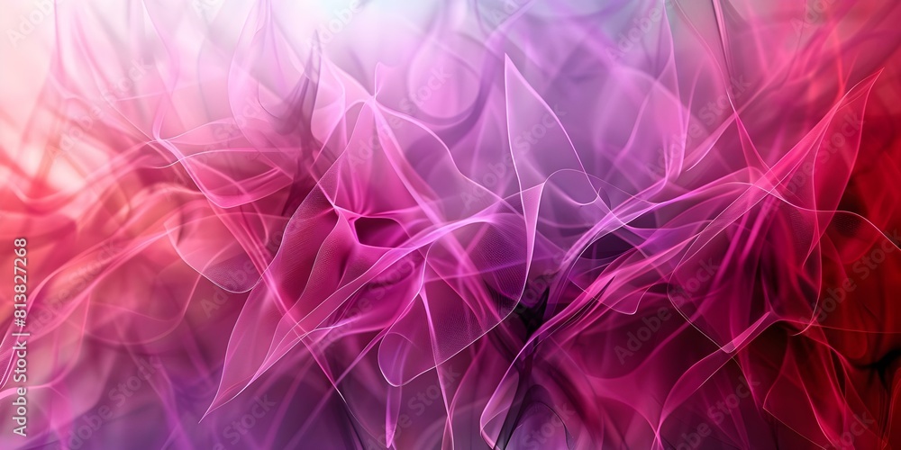 Aufkleber mesmerizing composition of purple and pink geometric shapes in a dynamic pattern. concept geometric 