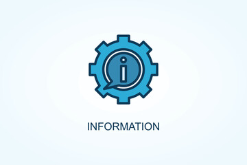 Information vector  or logo sign symbol illustration