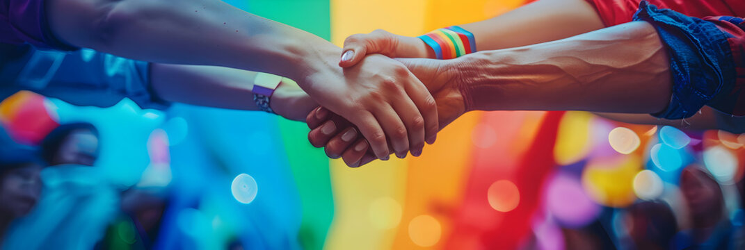 Pride Networking Mixer: A professional LGBTQ event cultivating connections, idea sharing, and growth.