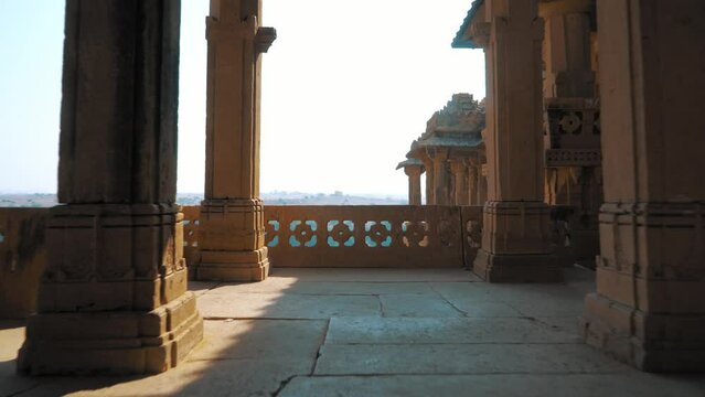 view of beautiful bada bagh in jaisalmer