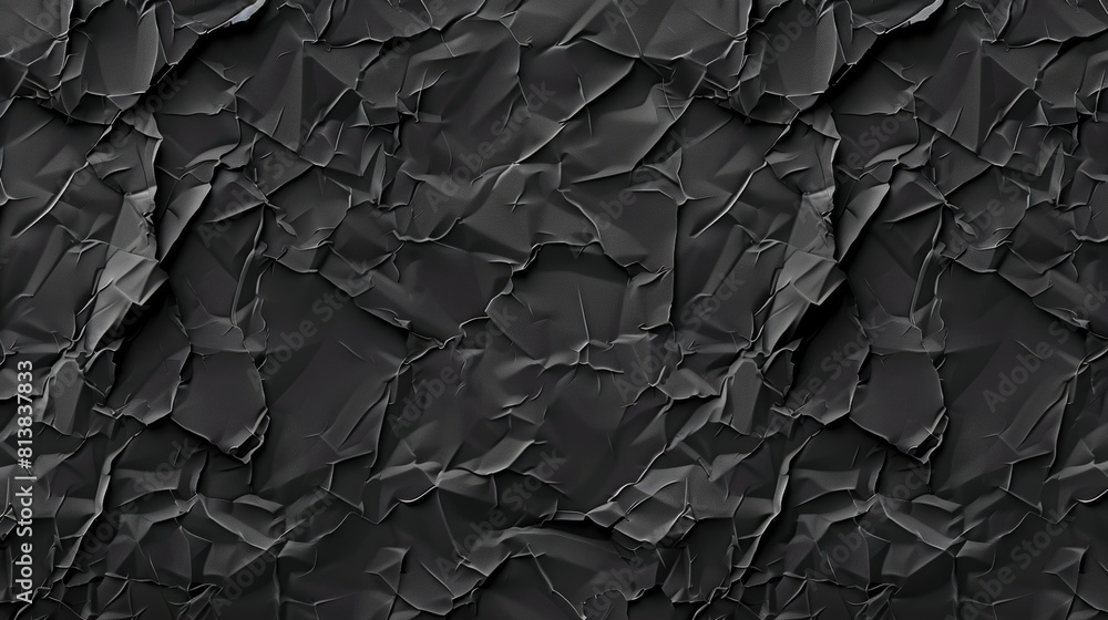 Poster paper texture with glued edges. realistic background with wet pages or crumpled fabric. blank sticke