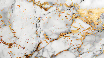 Luxury White and gold marble texture pattern background