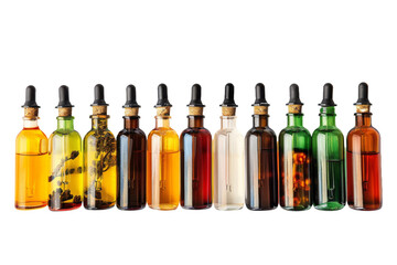 Herbal Tinctures isolated on transparent background
