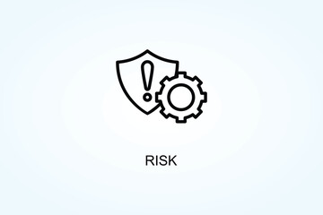 Risk Vector  Or Logo Sign Symbol Illustration