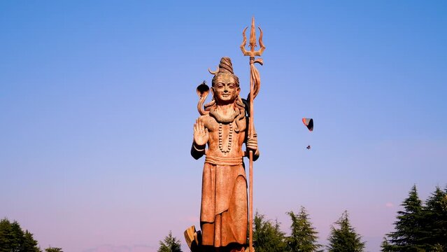 statue of hindu god shiva full body